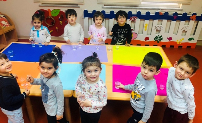 Güneşli Okyanus Koleji Okul Öncesi Rüzgarlar Grubu Yaşam Becerileri Dersinde