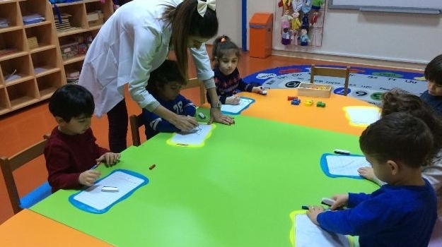 Güneşli Okyanus Koleji Okul Öncesi Rüzgarlar Grubu Sayıları Öğreniyor