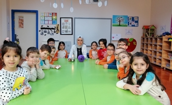 Güneşli Okyanus Koleji Okul Öncesi Yıldızlar Sınıfı Fen ve Doğa Etkinliğinde