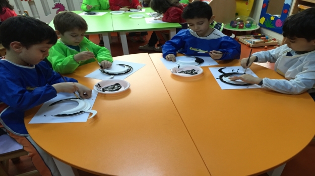 Güneşli Okyanus Koleji Okul Öncesi Yıldızlar Grubu Sanat Etkinliğinde