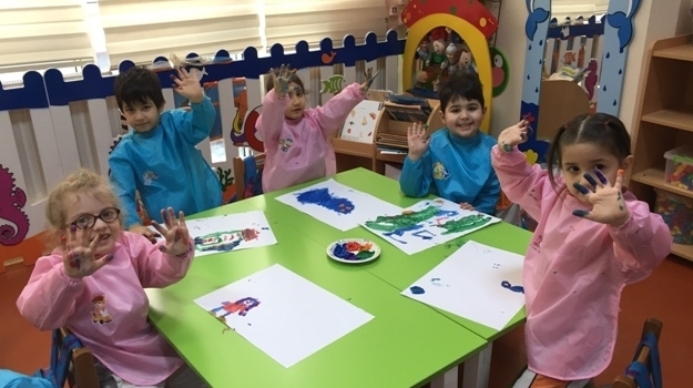 Güneşli Okyanus Koleji Okul Öncesi Yıldızlar Grubu Sanat Etkinliğinde