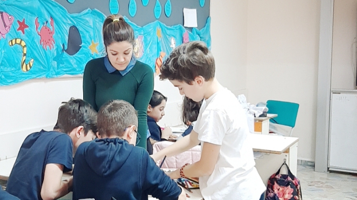 Güneşli Okyanus Ortaokulu Kademesi Resim Terapisinde