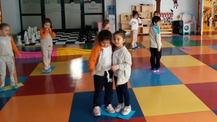 Halkalı Okul Öncesi Bulutlar Grubu Öğrencileri Oyun Etkinliğinde