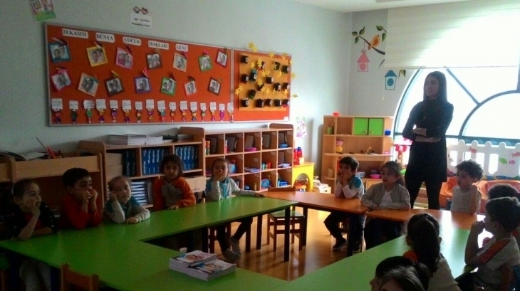 Halkalı Okul Öncesi Bulutlar Grubunda Misafir Var