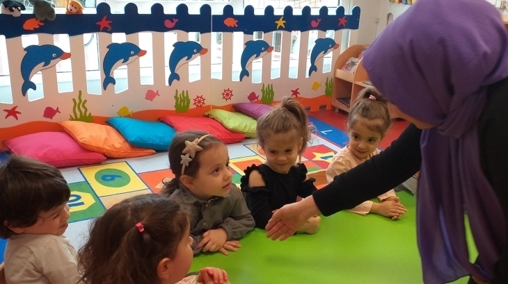 Halkalı Okul Öncesi Çiçekler Grubu  Aile Katılımı Etkinliğinde