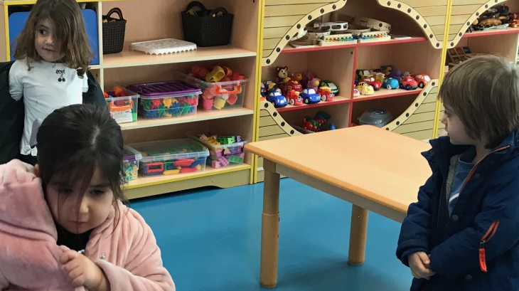 Halkalı Okyanus Koleji Okul Öncesi Çiçekler Grubu Play Time Dersinde.
