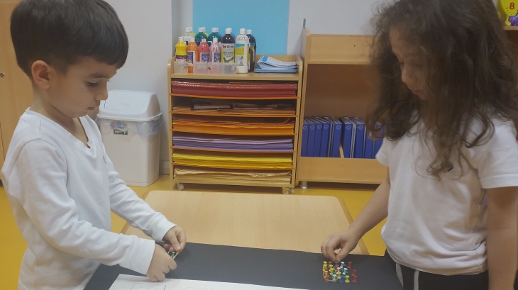 Halkalı Okyanus Koleji Okul Öncesi Güneş Grubu Okuma Yazmaya Hazırlık Dersinde