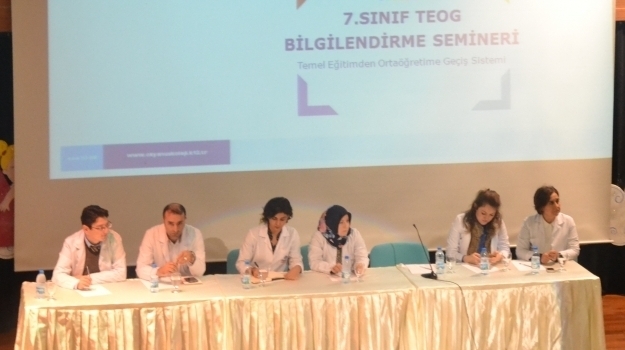 Halkalı Ortaokul 7. Sınıf TEOG Sınavı Veli Bilgilendirme Paneli Yapıldı