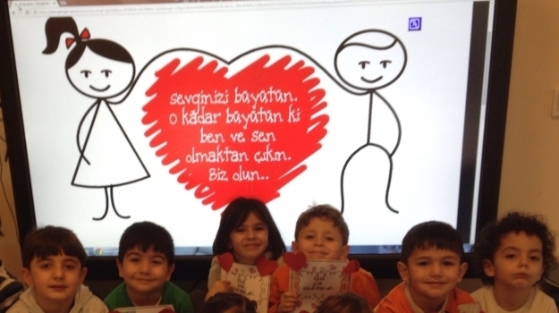 İncek Okul Öncesi İnciler Grubu Sevgi Gününü Kutladılar