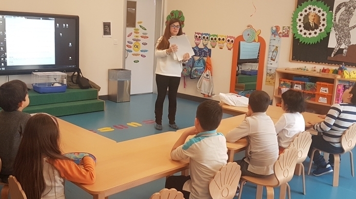 İncek Okyanus Koleji Gezegenler Sınıfı Aile Katılımında