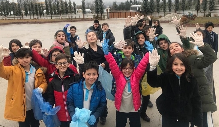 İncek Okyanus Koleji Öğrencilerinden Temiz Bir Çevre ve Dünya
