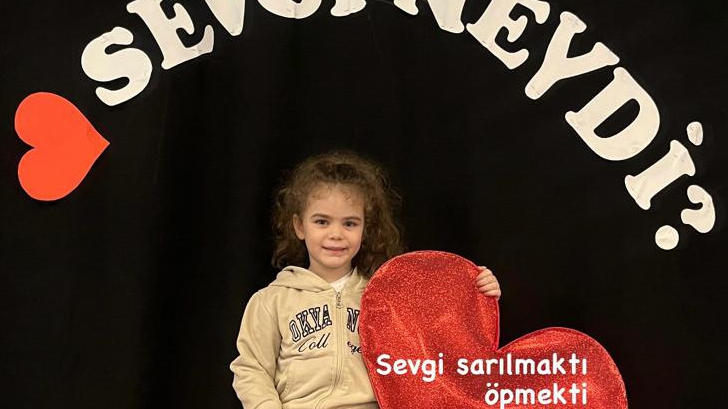 İncek Okyanus Koleji Okul Öncesi Öğrencileri Sevgi Gününü Kutladılar.