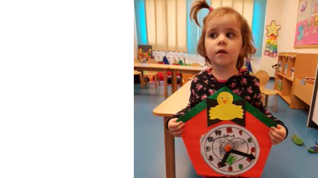 İncek Okul Öncesi Yağmurlar Grubu Tik Tak Saat Etkinliği Yaptılar