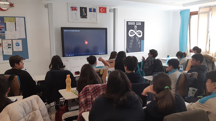 İncek Okyanus Kolejinde Kişisel Gelişim Dersi