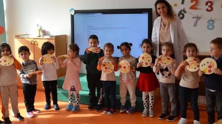 İnciler Sınıfı “Pizza Yapıyorum” Etkinliğinde