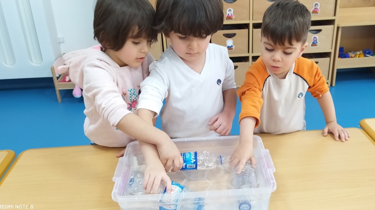 Keçiören Okul Öncesi Çiçekler Sınıfı Fen  Etkinliğinde