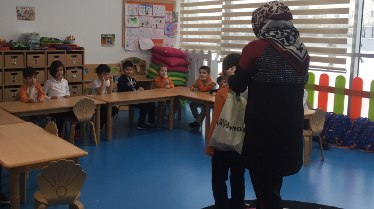 Keçiören Okul Öncesi Gökkuşağı Sınıfı Aile Katılımı Etkinliğinde