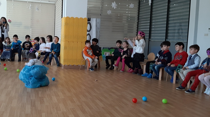 Keçiören Okyanus Koleji Okul Öncesi Öğrencileri Okulumda 100. Günüm Partisinde