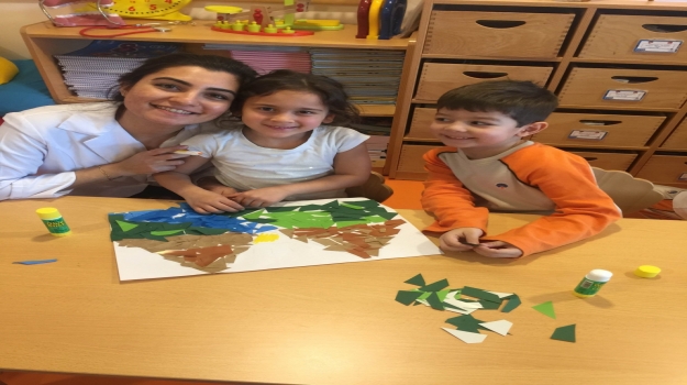 Kemerburgaz Okul Öncesi Gökkuşağı Grubu İngilizce Etkinliğinde