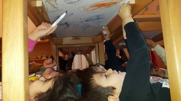 Kemerburgaz Okyanus Koleji Çiçekler Grubu Resim Etkinliğinde