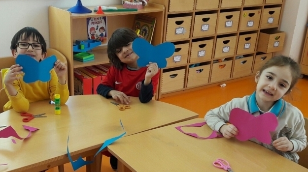 Konyaaltı Kampüsü Okul Öncesi Gruplarının 'Uç Uç Kelebek' Etkinliği