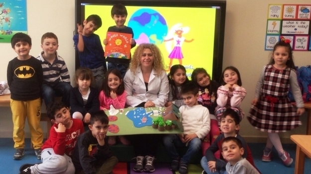 Mavişehir Bulutlar Grubu İngilizce Dersinde Yeryüzü Şekilleri Sanat Çalışması Yaptı