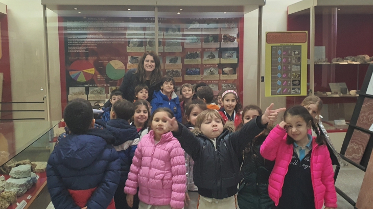 Mavişehir Okyanus Koleji Okul öncesi öğrencileri Tabiat Tarihi Müzesini gezdiler.
