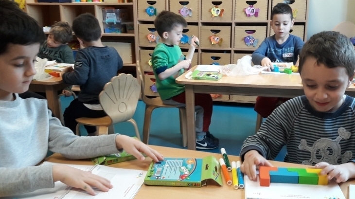 Mavişehir Okyanus Koleji Okul Öncesi Balıklar Grubu Düşünce Becerileri Dersinde