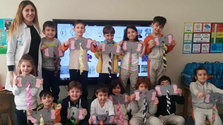 Mavişehir Okyanus Koleji Okul Öncesi Yıldızlar Grubu Sanat Etkinliğinde