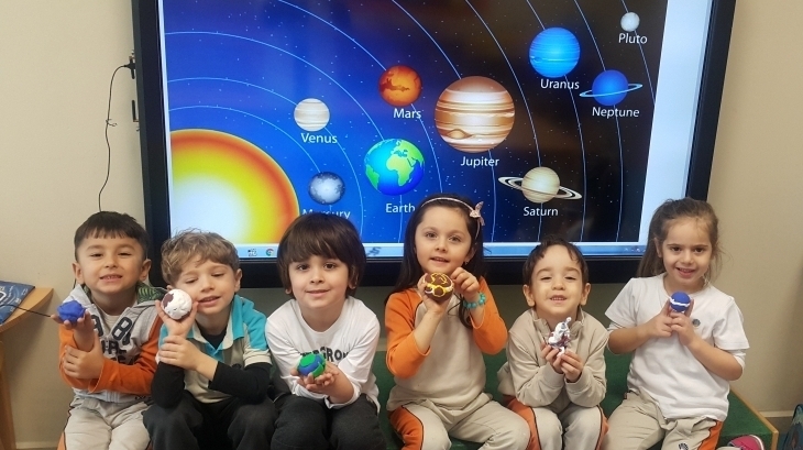 Mavişehir Okyanus Koleji Okul Öncesi Yunuslar Grubu Sanat Etkinliğinde