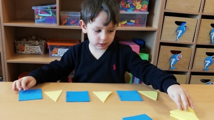 Mavişehir Okyanus Koleji Okul Öncesi Yunuslar Grubu Matematik Etkinliğinde