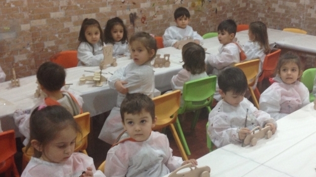 Mimaroba Okyanus Koleji Okul Öncesi C Gurubu Öğrencileri Oyuncak Atölyesinde