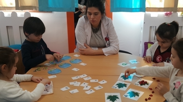 Mimaroba Okyanus Koleji Okul Öncesi Yıldızlar Gurubu Matematik Etkinliğinde