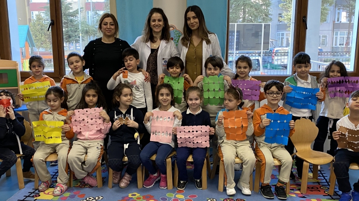 Mimarsinan Okyanus Koleji Okul Öncesi Gökkuşağı Grubu Aile Katılım Etkinliğinde