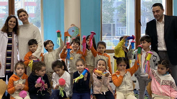 Mimarsinan Okyanus Koleji Okul Öncesi Gökkuşağı Grubu Aile Katılımı Etkinliğinde