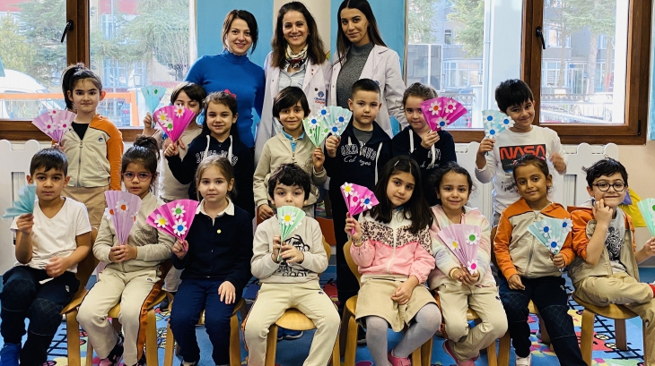 Mimarsinan Okyanus Koleji Okul Öncesi Gökkuşağı Grubu Aile Katılımı Etkinliğinde