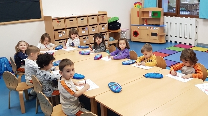 Mimarsinan Okyanus Koleji Okul Öncesi Çiçekler Grubu Okuma Yazma Etkinliğinde