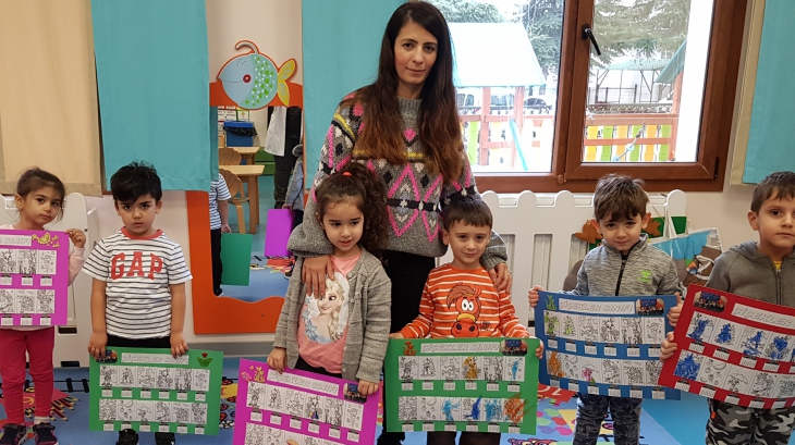 Mimarsinan Okyanus Koleji Okul Öncesi Çiçekler Grubu Aile Katılımı Etkinliğinde