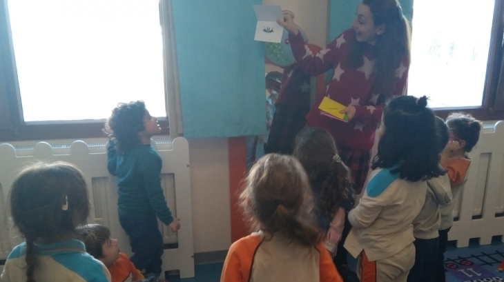 Mimarsinan Okyanus Koleji Okul Öncesi Mercanlar Grubu Drama Etkinliğinde