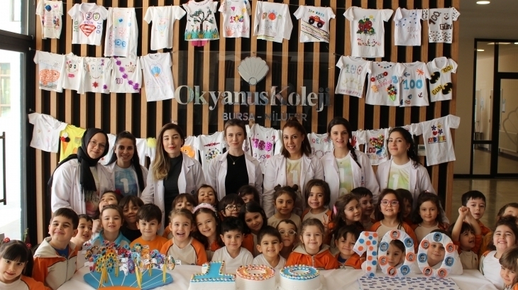 Nilüfer Okyanus Koleji Okul Öncesi Öğrencileri 100.Gün Etkiliğinde