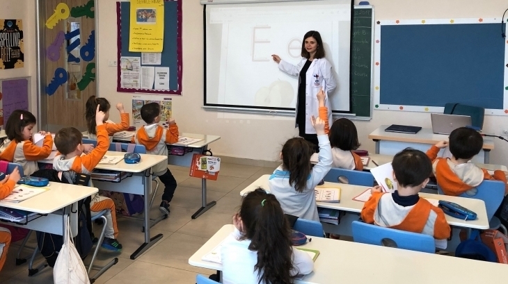 Nilüfer Okyanus Koleji Okul Öncesi Okuma Yazmaya Hazırlık Dersinde