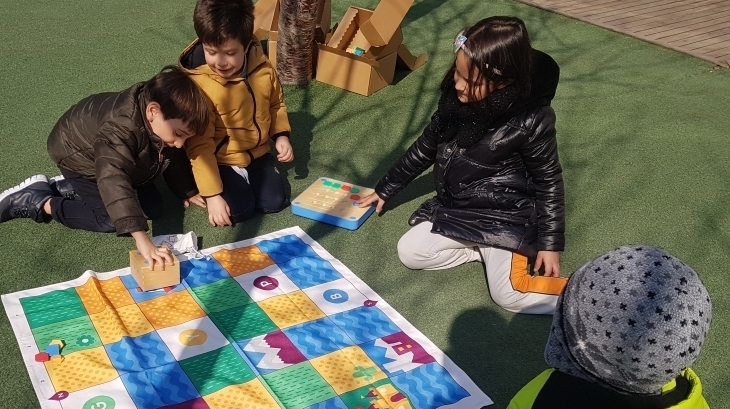 Okul Öncesi Bulutlar Grubu Kodlama Dersinde