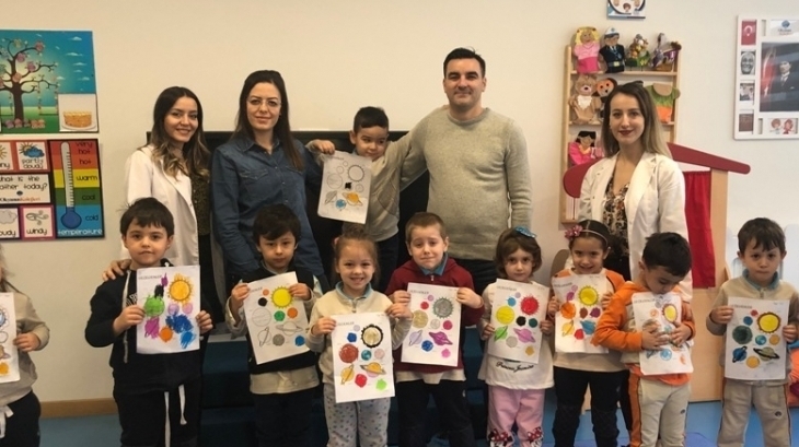 Okul Öncesi Deniz Yıldızı Grubu Öğrencileri Aile Katılım Çalışmasında