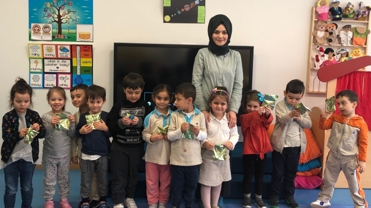 Okul Öncesi Deniz Yıldızı Grubu Öğrencileri Aile Katılım Etkinliğinde