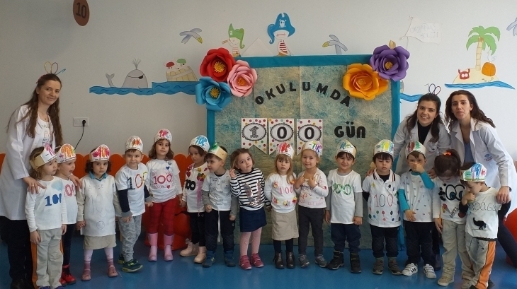 Okul Öncesi Grubu 100. Gün Partisinde