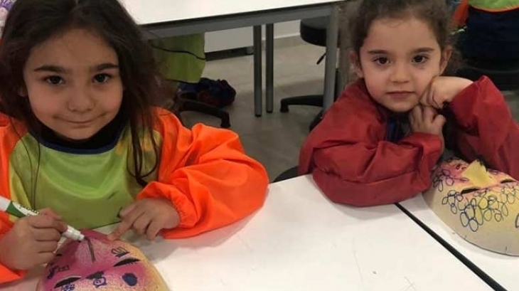 Okul Öncesi Öğrencileri İlgi ve Yetenek Resim Merkezinde