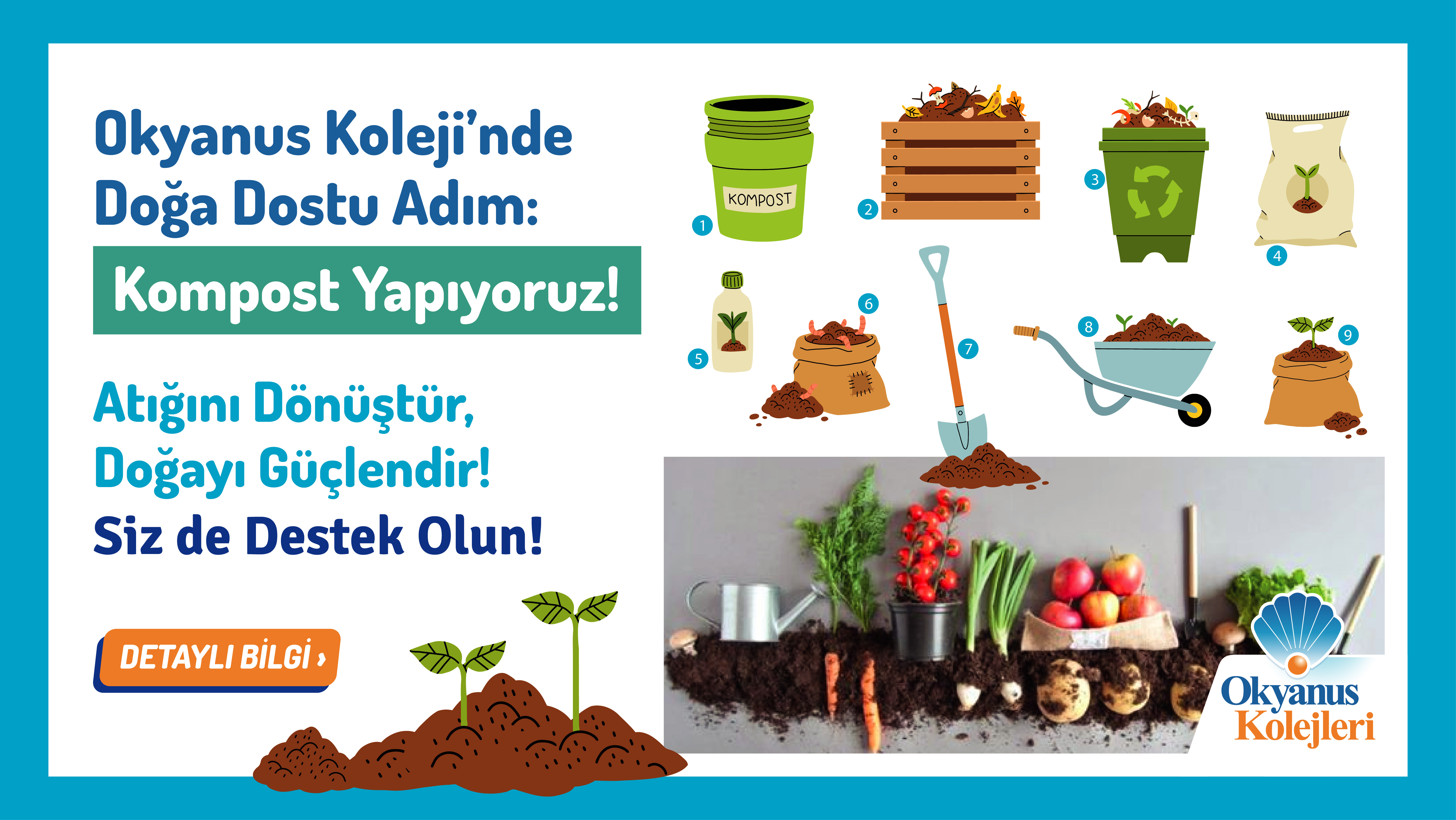 Okyanus Koleji’nde Doğa Dostu Adım: Kompost Yapıyoruz!