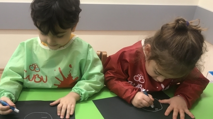 Okyanus Koleji Okul Öncesi Kuşlar Grubu Sanat Dersinde