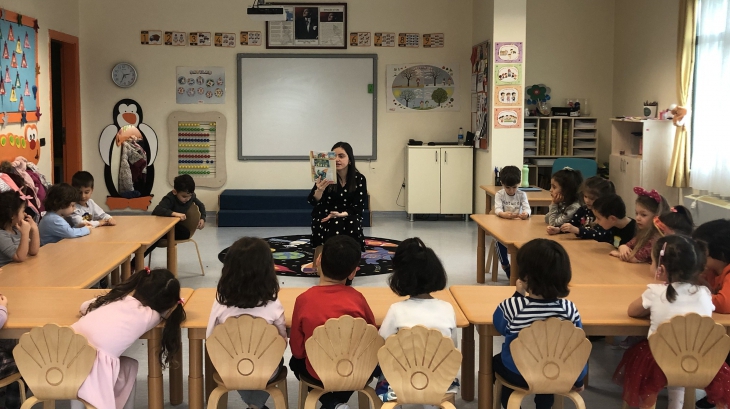 Sancaktepe Okyanus Koleji İnciler Grubu Öğrencileri Bütünleştirilmiş Etkinlikte