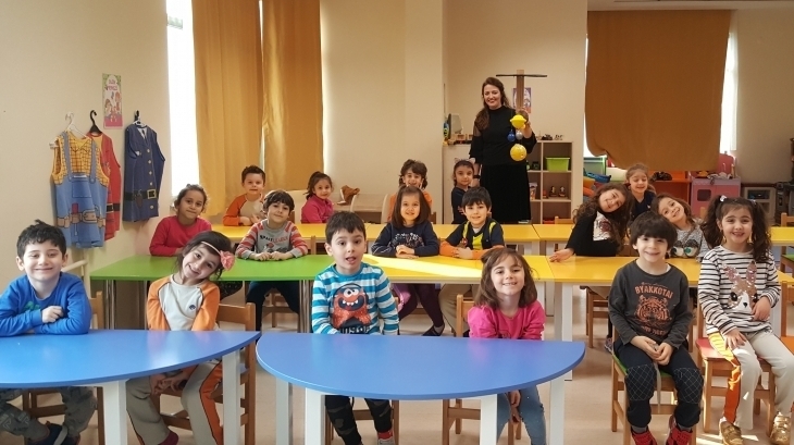 Sancaktepe Okyanus Koleji Okul Öncesi Bulutlar Grubu Öğrencileri Veli Katılımı Etkinliğinde